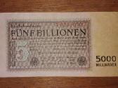 Vokietijos 5.000 mlrd markių banknotas