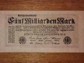 Vokietijos 5 mlrd markių banknotas