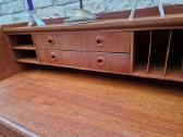 Vintažinis mid century tikmedžio rašomojo stalas - nuotraukos Nr. 11