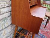 Vintažinis mid century tikmedžio rašomojo stalas - nuotraukos Nr. 22