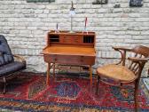 Vintažinis mid century tikmedžio rašomojo stalas - nuotraukos Nr. 27