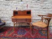 Vintažinis mid century tikmedžio rašomojo stalas - nuotraukos Nr. 30