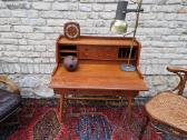 Vintažinis mid century tikmedžio rašomojo stalas - nuotraukos Nr. 32