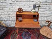 Vintažinis mid century tikmedžio rašomojo stalas - nuotraukos Nr. 38
