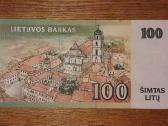 Lietuvos 100 litu banknotas - nuotraukos Nr. 2
