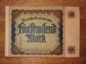 Vokietijos 5.000 markių banknotas - nuotraukos Nr. 2
