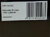 Mercedes Benz E Cabriolet 1:43 - nuotraukos Nr. 11