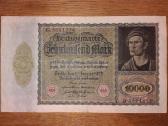 Vokietijos 10.000 markių banknotas
