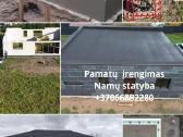 Pamatų įrengimas, indžinerinių tinklų įrengimas