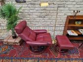 Prabangus odinis fotelis/reglaineris Stressless - nuotraukos Nr. 4