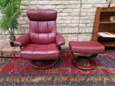 Prabangus odinis fotelis/reglaineris Stressless - nuotraukos Nr. 6
