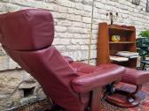 Prabangus odinis fotelis/reglaineris Stressless - nuotraukos Nr. 11