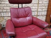 Prabangus odinis fotelis/reglaineris Stressless - nuotraukos Nr. 13