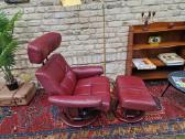 Prabangus odinis fotelis/reglaineris Stressless - nuotraukos Nr. 21