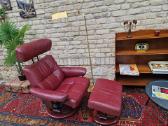 Prabangus odinis fotelis/reglaineris Stressless - nuotraukos Nr. 30
