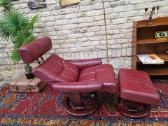 Prabangus odinis fotelis/reglaineris Stressless - nuotraukos Nr. 31