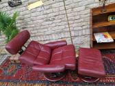 Prabangus odinis fotelis/reglaineris Stressless - nuotraukos Nr. 35