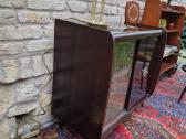 Vintažinė mid century riešutmedžio spintelė/baras - nuotraukos Nr. 6