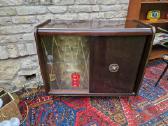 Vintažinė mid century riešutmedžio spintelė/baras - nuotraukos Nr. 22