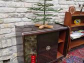 Vintažinė mid century riešutmedžio spintelė/baras - nuotraukos Nr. 27