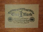 Vokietijos 1 markės banknotas