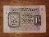 Anglijos 1 šilingo banknotas