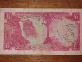 Rodeža 1 £ banknotas - nuotraukos Nr. 2