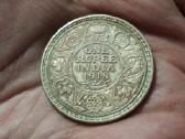 Britų Indija 1 rupija 1918 sidabras