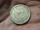 Britų Indija 1/4 rupijos 1912 sidabras