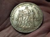 Prancūzija 5 frankai 1873 sidabras - nuotraukos Nr. 2