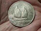 Kinija 1 doleris 1934 sidabras