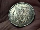 JAV 1 doleris 1884 O sidabras