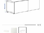 Ikea Besta spintele - nuotraukos Nr. 2