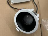Įmontuojamas LED 12w šviestuvas spot balta / juoda