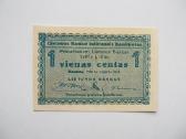 1 centas , Lietuva , 1922 rugsėjis