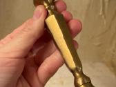 Nedidelė žalvarinė žvakidė - nuotraukos Nr. 7