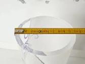 Labai geros būklės stiklinė vaza 30 cm - nuotraukos Nr. 6