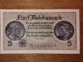 Vokietijos 5 reichsmark banknotas