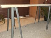 Ikea Narspel-lagkapten 140x60 stalas pilka - nuotraukos Nr. 4