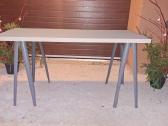 Ikea Narspel-lagkapten 140x60 stalas pilka - nuotraukos Nr. 5