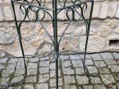 Vintažiniai kaltinio plieno konsoliniai staliukai - nuotraukos Nr. 23