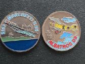 Kuba 1994,1995 1 Peso Cu-ni lėktuvai