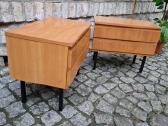 Vintažinės mid century modern naktinės spintelės - nuotraukos Nr. 15