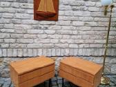 Vintažinės mid century modern naktinės spintelės - nuotraukos Nr. 21