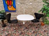 Vintažinės mid century Bauhaus st.kėdės su stalu