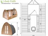 Lauko pirtis sauna - namukas 3m ilgio - nuotraukos Nr. 11