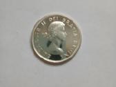 Sidabras Canada 1963 50 Centai