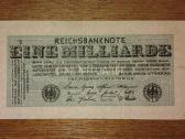 Vokietijos 1 mlrd markių banknotas