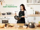 "Just Perfecto" 15 dalių granitinės virtuvės indų - nuotraukos Nr. 7