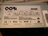 350w Psu Qori (24pin/ 1xsata / 3xmolex)(siuntimas)